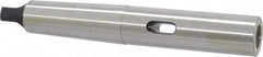 Interstate - MT2 Inside Morse Taper, MT4 Outside Morse Taper, Extension Morse Taper to Morse Taper - 8-1/2" OAL, Medium Carbon Steel, Hardened & Ground Throughout - Exact Tooling