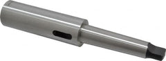 Interstate - MT3 Inside Morse Taper, MT3 Outside Morse Taper, Extension Morse Taper to Morse Taper - 8-1/2" OAL, Medium Carbon Steel, Hardened & Ground Throughout - Exact Tooling