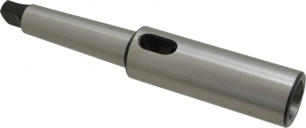 Interstate - MT4 Inside Morse Taper, MT4 Outside Morse Taper, Extension Morse Taper to Morse Taper - 10-1/2" OAL, Medium Carbon Steel, Hardened & Ground Throughout - Exact Tooling