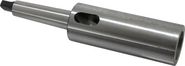 Interstate - MT5 Inside Morse Taper, MT4 Outside Morse Taper, Extension Morse Taper to Morse Taper - 11-7/8" OAL, Medium Carbon Steel, Hardened & Ground Throughout - Exact Tooling