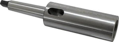 Interstate - MT5 Inside Morse Taper, MT4 Outside Morse Taper, Extension Morse Taper to Morse Taper - 11-7/8" OAL, Medium Carbon Steel, Hardened & Ground Throughout - Exact Tooling
