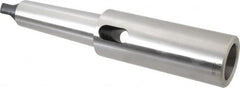 Interstate - MT5 Inside Morse Taper, MT5 Outside Morse Taper, Extension Morse Taper to Morse Taper - 13-1/4" OAL, Medium Carbon Steel, Hardened & Ground Throughout - Exact Tooling