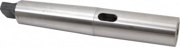 Interstate - MT5 Inside Morse Taper, MT6 Outside Morse Taper, Extension Morse Taper to Morse Taper - 15-3/8" OAL, Medium Carbon Steel, Hardened & Ground Throughout - Exact Tooling