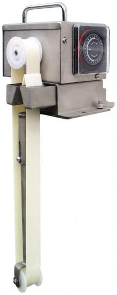 Abanaki - 24" Reach, 1 GPH Oil Removal Capacity, 115/220 Max Volt Rating, 60 Hz, Belt Oil Skimmer - Flat Belt - Exact Tooling