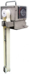 Abanaki - 24" Reach, 2 GPH Oil Removal Capacity, 115/220 Max Volt Rating, 60 Hz, Belt Oil Skimmer - Flat Belt - Exact Tooling