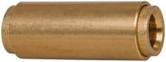 Norgren - 3/8" Outside Diam, Brass Push-to-Connect Tube Union - 150 Max psi, Tube to Tube Connection, Buna O-Ring - Exact Tooling