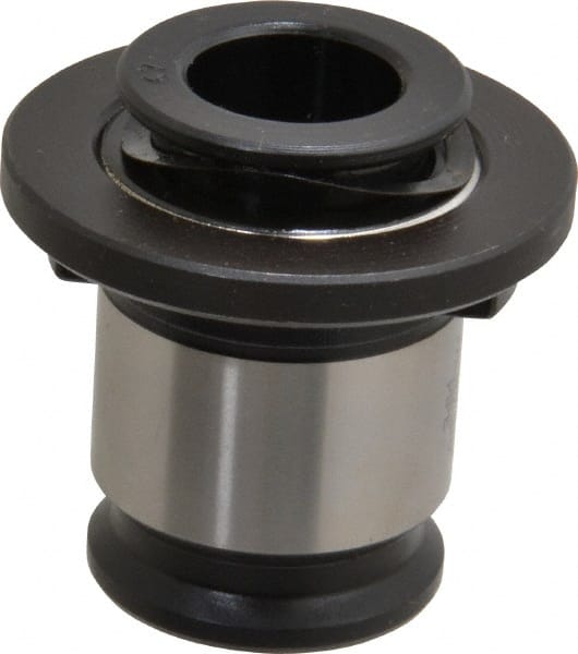 Bilz - 0.7" Tap Shank Diam, 17/32" Tap Square Size, 3/8" Pipe Tap, #2 Tapping Adapter - 0.4331" Projection, 1.181" Tap Depth, 1.8111" OAL, 1.22" Shank OD, Through Coolant, Series WE 2 - Exact Tooling