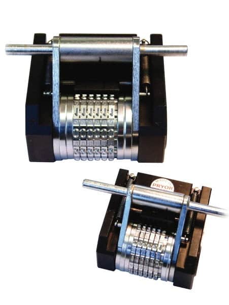 Pryor - 3/16 Inch Size, Figures Numbering Head - ANH-6 Wheel 0 to 9 - Exact Tooling