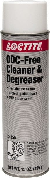 Loctite - 15 oz Aerosol Cleaner/Degreaser - Aerosol, Hydrocarbon-Based, Unscented - Exact Tooling