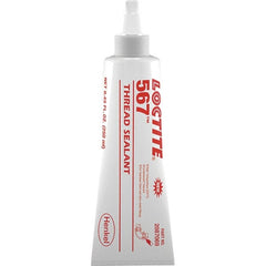 Loctite - 250 mL Tube Off White Pipe Sealant - Instant Adhesive, 400°F Max Working Temp, For Stainless Steel & Aluminum Housings - Exact Tooling