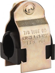 ZSI - 7/8" Pipe, Tube Clamp with Cushion - Dichromate - Exact Tooling