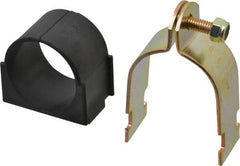 ZSI - 2" Pipe, Tube Clamp with Cushion - Dichromate - Exact Tooling
