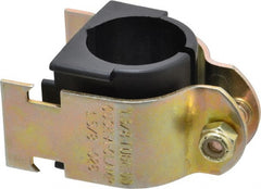 ZSI - 1" Pipe," Pipe Clamp with Cushion - Dichromate - Exact Tooling