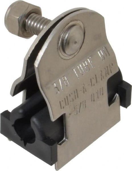ZSI - 3/8" Pipe, Tube Clamp with Cushion - Exact Tooling