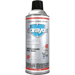 Sprayon - 16 Ounce Container, White Stencil Ink - Nonporous - Exact Tooling
