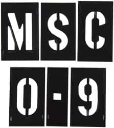 C.H. Hanson - 2 Inch Characters, PVC Plastic Stencil Set - 138 Pieces - Exact Tooling