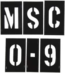 C.H. Hanson - 2 Inch Characters, PVC Plastic Stencil Set - 138 Pieces - Exact Tooling