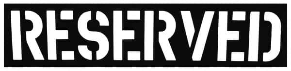 C.H. Hanson - Facility Stencils Type: Message Only Message Type: Parking Lot - Exact Tooling