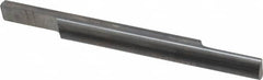 Accupro - 1/4 Inch Diameter, 2-1/2 Inch Overall Length, 3/8 Inch Split Length, Solid Carbide, Squared Split End Carbide Blank - Double End - Exact Tooling