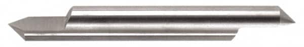 Accupro - 1/2 Inch Diameter, 3 Inch Overall Length, 5/8 Inch Split Length, Solid Carbide, Conical Point Split End Carbide Blank - Single End, 30° Point - Exact Tooling
