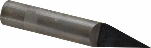 Accupro - 1/2 Inch Diameter, 3 Inch Overall Length, 5/8 Inch Split Length, Solid Carbide, Conical Point Split End Carbide Blank - Single End, 30° Point - Exact Tooling