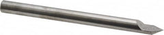 Accupro - 5/16 Inch Diameter, 4 Inch Overall Length, 1/2 Inch Split Length, Solid Carbide, Conical Point Split End Carbide Blank - Single End, 60° Point - Exact Tooling