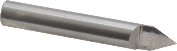 Accupro - 3/8 Inch Diameter, 2-1/2 Inch Overall Length, 1/2 Inch Split Length, Solid Carbide, Conical Point Split End Carbide Blank - Single End, 60° Point - Exact Tooling