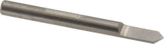 Accupro - 3/16 Inch Diameter, 2 Inch Overall Length, 3/8 Inch Split Length, Solid Carbide, Conical Point Split End Carbide Blank - Single End, 90° Point - Exact Tooling