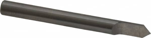 Accupro - 1/4 Inch Diameter, 2-1/2 Inch Overall Length, 3/8 Inch Split Length, Solid Carbide, Conical Point Split End Carbide Blank - Single End, 90° Point - Exact Tooling