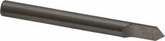 Accupro - 1/4 Inch Diameter, 2-1/2 Inch Overall Length, 3/8 Inch Split Length, Solid Carbide, Conical Point Split End Carbide Blank - Single End, 90° Point - Exact Tooling