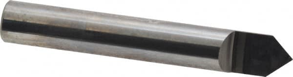 Accupro - 3/8 Inch Diameter, 2-1/2 Inch Overall Length, 1/2 Inch Split Length, Solid Carbide, Conical Point Split End Carbide Blank - Single End, 90° Point - Exact Tooling