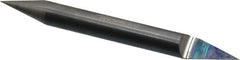 Accupro - 1/4 Inch Diameter, 2-1/2 Inch Overall Length, 3/8 Inch Split Length, Solid Carbide, Conical Point Split End Carbide Blank - Single End, 30° Point - Exact Tooling