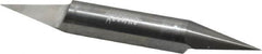 Accupro - 1/2 Inch Diameter, 4 Inch Overall Length, 5/8 Inch Split Length, Solid Carbide, Conical Point Split End Carbide Blank - Single End, 30° Point - Exact Tooling