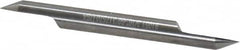 Accupro - 3/16 Inch Diameter, 2 Inch Overall Length, 3/8 Inch Split Length, Solid Carbide, Conical Point Split End Carbide Blank - Single End, 60° Point - Exact Tooling