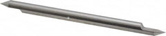 Accupro - 1/4 Inch Diameter, 4 Inch Overall Length, 3/8 Inch Split Length, Solid Carbide, Conical Point Split End Carbide Blank - Single End, 60° Point - Exact Tooling