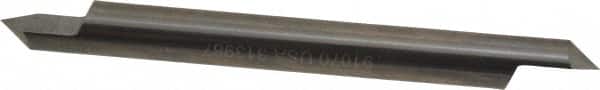 Accupro - 3/8 Inch Diameter, 4 Inch Overall Length, 1/2 Inch Split Length, Solid Carbide, Conical Point Split End Carbide Blank - Single End, 90° Point - Exact Tooling