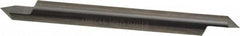 Accupro - 3/8 Inch Diameter, 4 Inch Overall Length, 1/2 Inch Split Length, Solid Carbide, Conical Point Split End Carbide Blank - Single End, 90° Point - Exact Tooling
