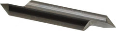 Accupro - 1/2 Inch Diameter, 3 Inch Overall Length, 5/8 Inch Split Length, Solid Carbide, Conical Point Split End Carbide Blank - Single End, 90° Point - Exact Tooling