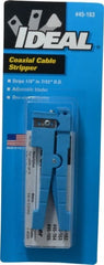 Ideal - Coaxial Wire Stripper - For Use with Cat5, CB Antenna Cable, SJ Cord, SJT Cord, SO Cord, Tightly Wrapped Stranded Cable, Twisted Pair Wire - Exact Tooling