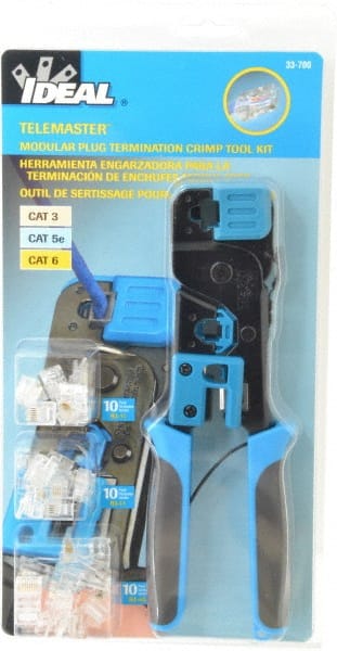 Ideal - Crimp Kit - RJ11 & RJ45 Compatible - Exact Tooling