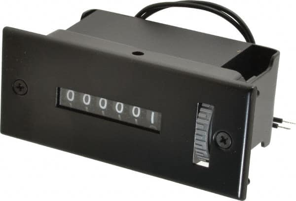 Trumeter - 6 Digit Wheel Display Totalizer - Manual Reset - Exact Tooling
