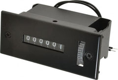 Trumeter - 6 Digit Wheel Display Totalizer - Manual Reset - Exact Tooling