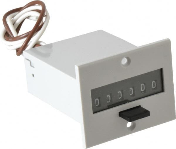 Trumeter - 6 Digit Wheel Display Totalizer - Manual Reset - Exact Tooling