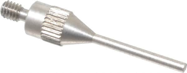 Made in USA - 1" OAL, Black Oxide Stainless Steel Caliper Depth Attachment - 1 Piece, For Use with 6, 12, 18" Calipers - Exact Tooling