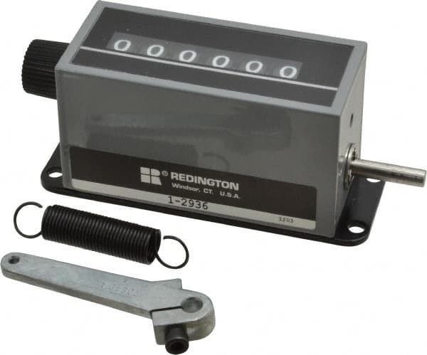 Trumeter - 6 Digit Supertwist LCD Display Counter - Manual Reset - Exact Tooling