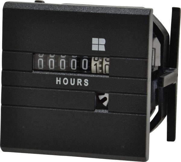 Trumeter - 7 Digit Wheel Display Hour Meter - No Reset - Exact Tooling