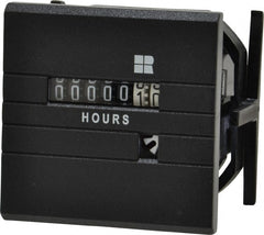 Trumeter - 7 Digit Wheel Display Hour Meter - No Reset - Exact Tooling