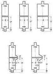 Made in USA - Press Brake Punch and Die Set - 8 Ft. Punch and Die Length - Exact Tooling