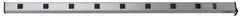 Wiremold - 8 Outlets, 120 Volts, 15 Amps, 15' Cord, Power Outlet Strip - Raceway Mount, 5-15 NEMA Configuration, 48" Strip, cULus Listed - Exact Tooling