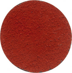 3M - 2" Disc Diam, 50 Grit, Ceramic Quick Change Disc - Type R Attaching System, Coated, Orange, Coarse Grade, 25,000 RPM, 777F Series - Exact Tooling